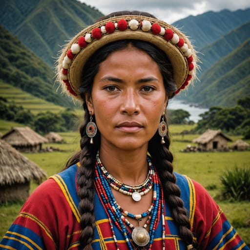 Montubio woman from Ecuador (coastal lowlands)