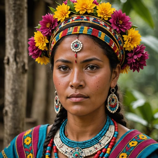 Mopan Maya woman from Belize-Guatemala