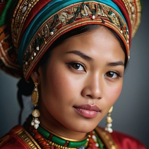 Moro Bangsamoro woman from Philippines (Bangsamoro / Mindanao)