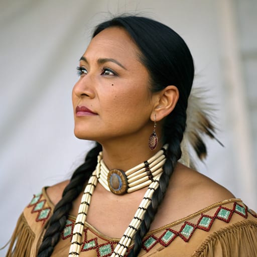 Native American woman from United States
