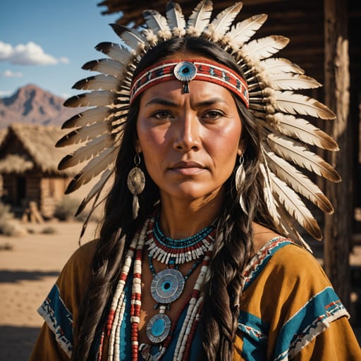 Native American woman from United States — variant 3