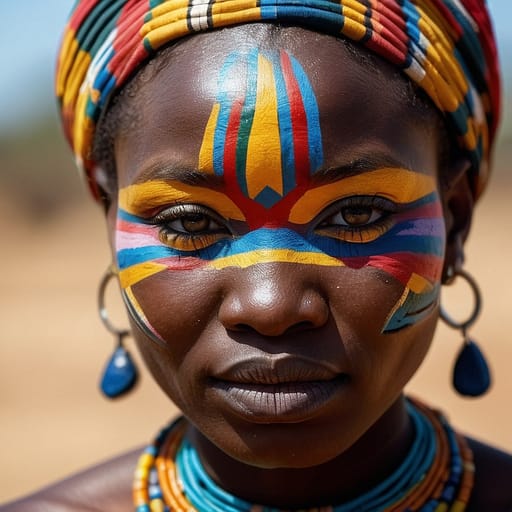 Ndebele Zimbabwe woman from Matabeleland, Zimbabwe