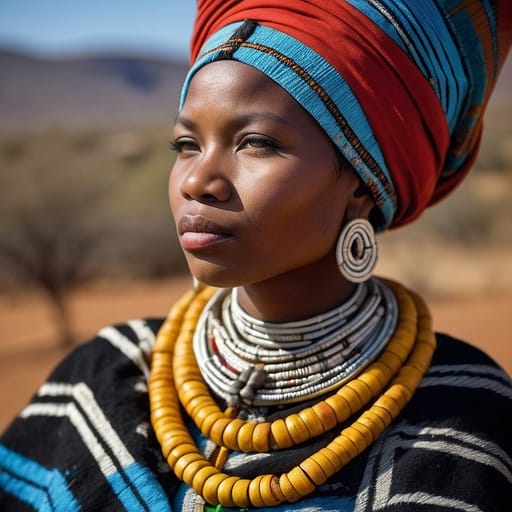 Northern Sotho woman from Limpopo, South Africa