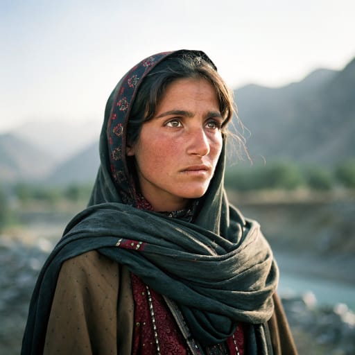 Nuristanis woman from Nuristan (Afghanistan) — related phenotype reference