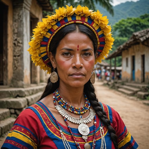 Palenquero woman from Palenque de San Basilio (Bolívar, Colombia) — South America