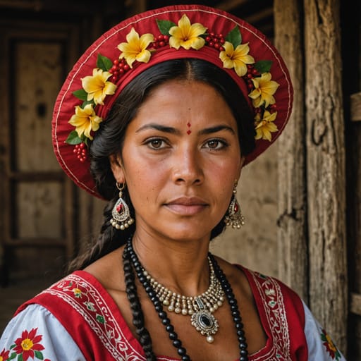 Pech woman from Honduras (Olancho, Colón, Gracias a Dios)