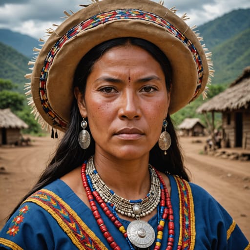 Pipil-Nahua woman from El Salvador (western departments) — Central America