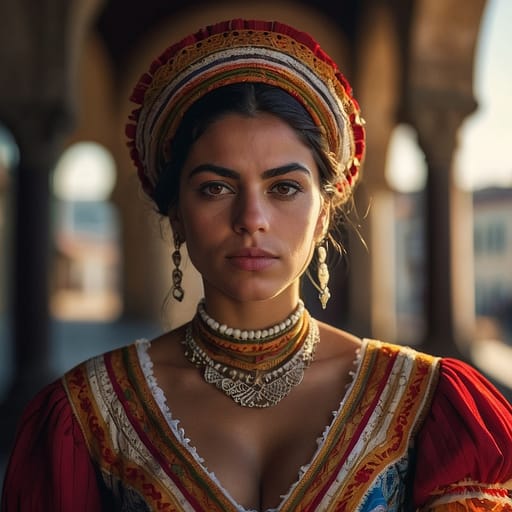 Portuguese woman from Portugal and global Portuguese diaspora