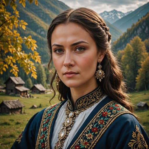 Russian Georgia woman from Georgia (Russian-descended residents) — Western Asia