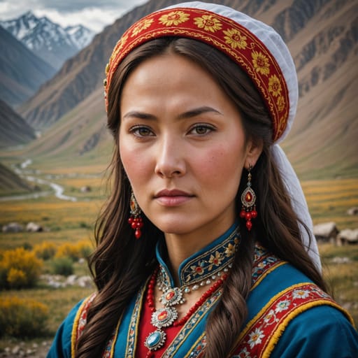 Russian Kyrgyzstan woman from Kyrgyzstan (Russian-descended residents)