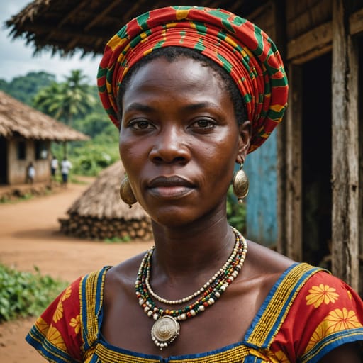 São Tomé Other woman from São Tomé and Príncipe