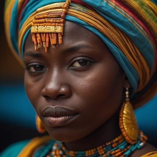 Sara CAR woman from Central African Republic, Chad