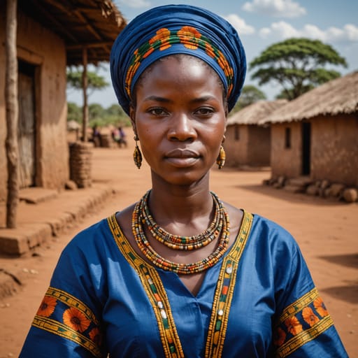 Sena woman from Malawi, Mozambique