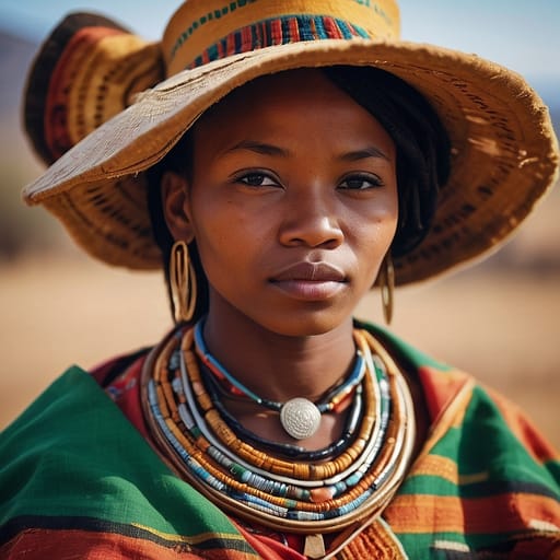 Sotho South Africa woman from Free State, Gauteng, South Africa