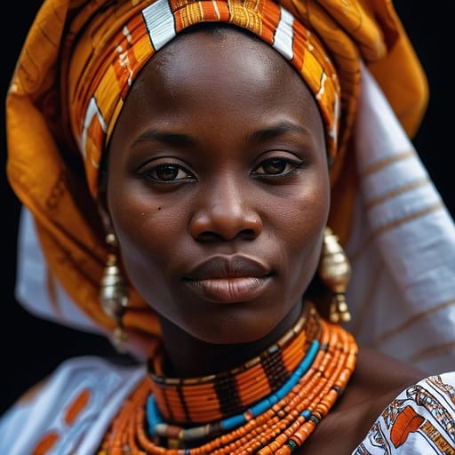 Southern Mande woman from Côte d'Ivoire, Liberia, Guinea — West Africa