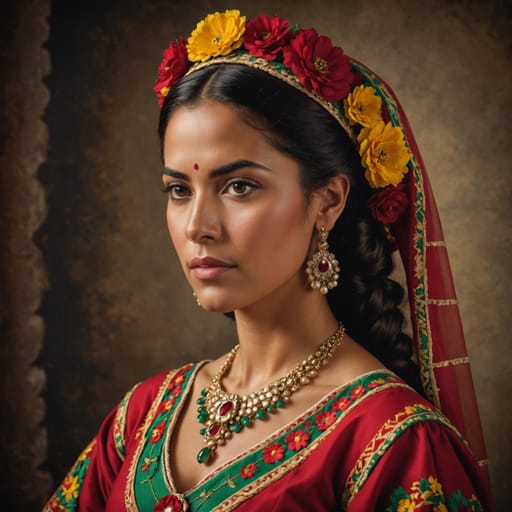 Spanish-Mexican woman from Mexico
