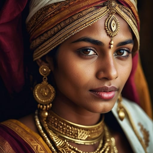 Sri Lankan Moor woman from Sri Lanka — South Asia