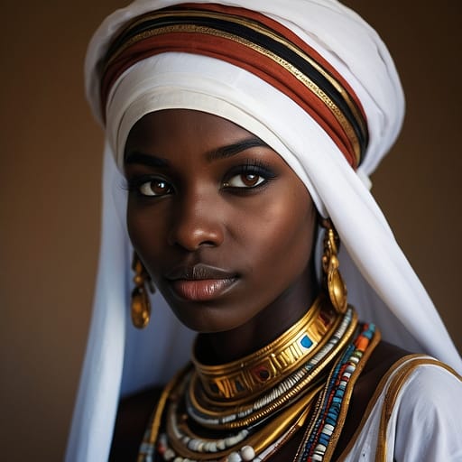 Sudanese Nubian woman from Sudan and Egypt (Nubia) — North Africa