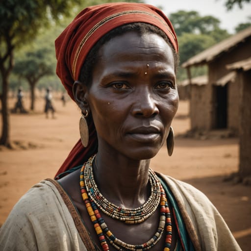 Suri woman from Bench Maji area, southwestern Ethiopia (near the South Sudan border) — Eastern Africa