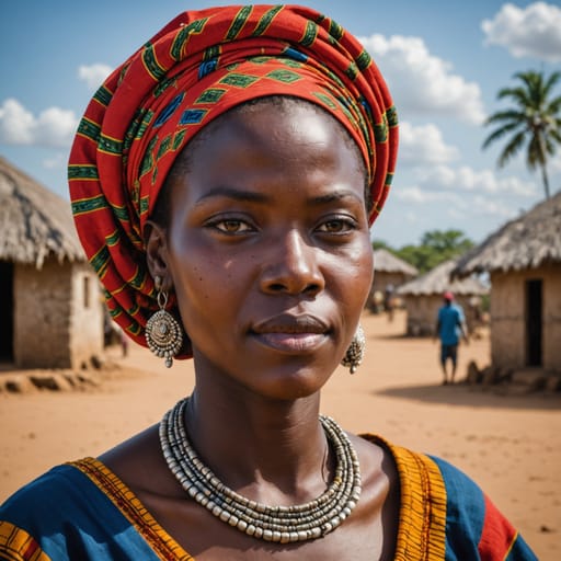 Swahili Mozambique woman from Coastal Northern Mozambique