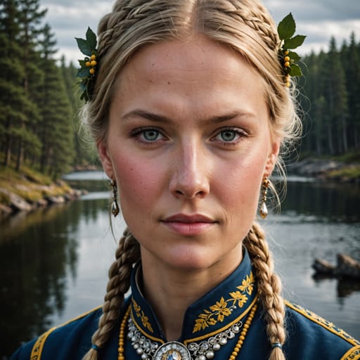 Swedish Finn woman from Finland (Swedish-speaking)