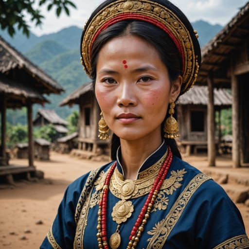 Tai Laos woman from Laos