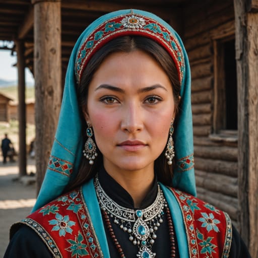 Tatar Kyrgyzstan woman from Kyrgyzstan (Tatar-descended residents)