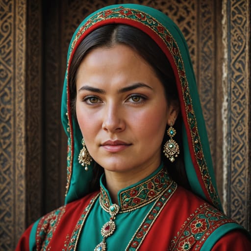 Tatar Turkmenistan woman from Turkmenistan (Tatar-descended residents)