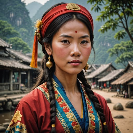 Tay woman from Vietnam (northern)