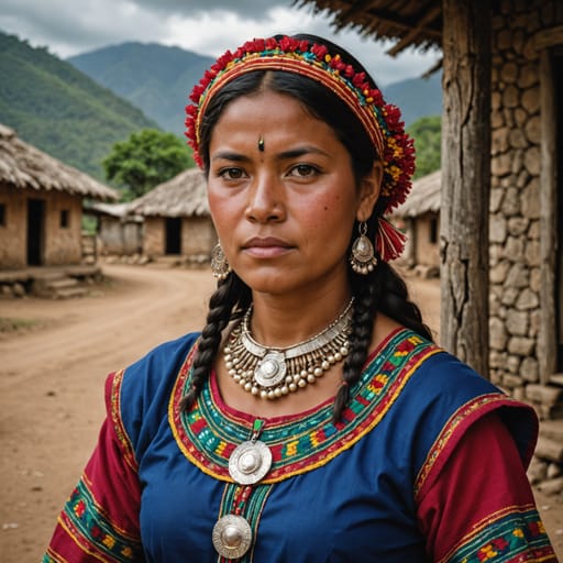 Tolupán woman from Honduras (Yoro) — Central America