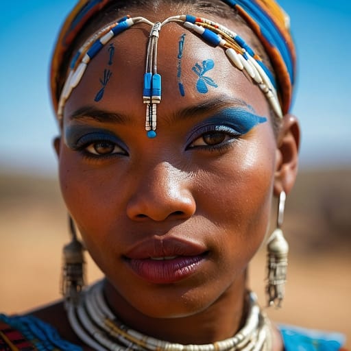 Tswana South Africa woman from North West, Northern Cape, South Africa