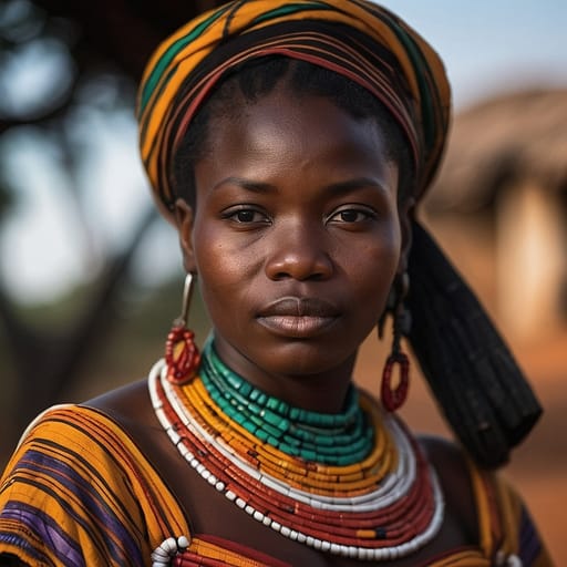 Tumbuka woman from Northern Malawi, Zambia