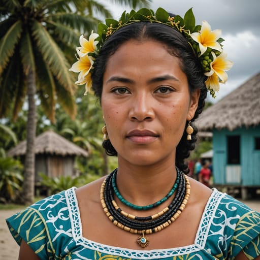 Tuvalu Other woman from Tuvalu — Oceania
