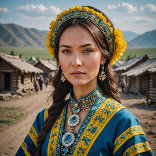 Ukrainian Kazakhstani woman from Kazakhstan (Ukrainian-descended residents)