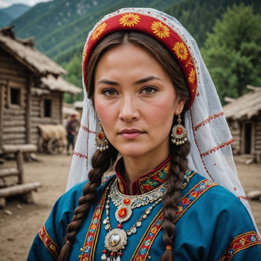 Ukrainian Kyrgyzstan woman from Kyrgyzstan (Ukrainian-descended residents) — Central Asia