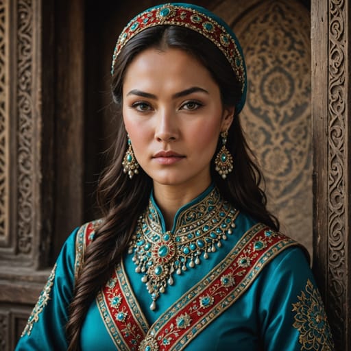 Uzbek Kazakhstani woman from Kazakhstan (Uzbek-descended residents) — Central Asia