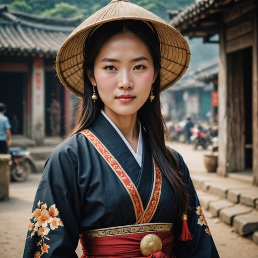 Vietnamese Korean woman from South Korea (Vietnamese-descended residents)