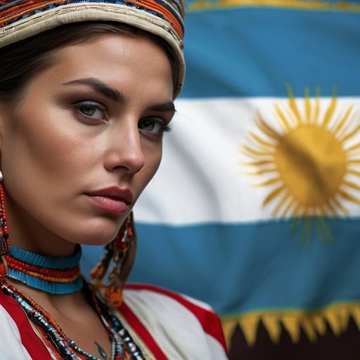 White Argentine woman from Argentina — South America