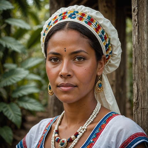 White Belizean woman from Belize — Central America