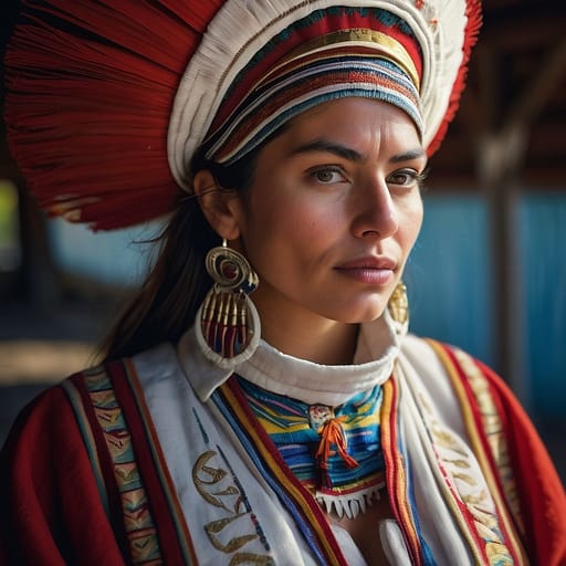 White Chilean woman from Chile