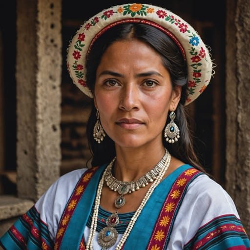 White Guatemalan woman from Guatemala