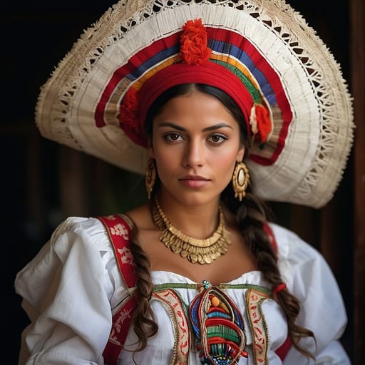 White Mestizo Costa Rican woman from Costa Rica — Central America