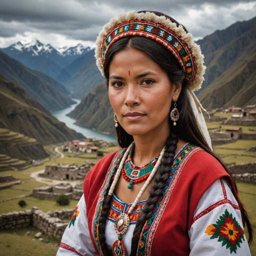 White Peruvian woman from Peru — South America