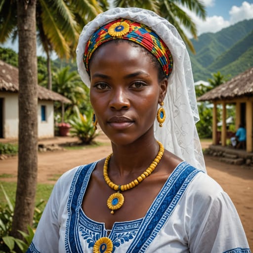 White Saint Lucian