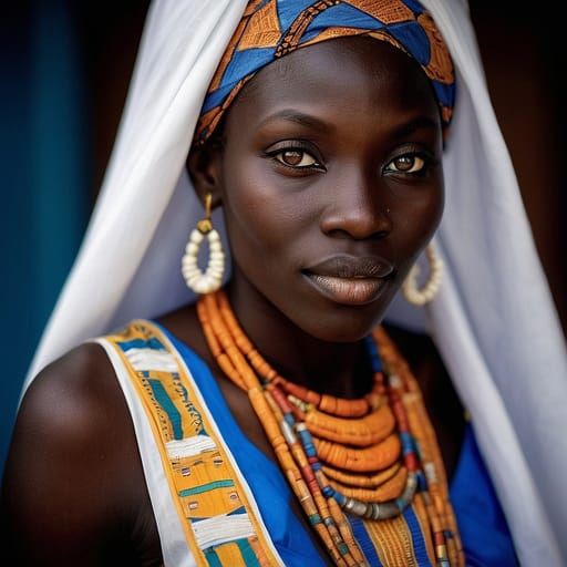 Wolof Gambia woman from Gambia, Senegal — West Africa