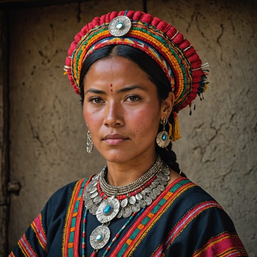 Xinka woman from Guatemala (southeast)