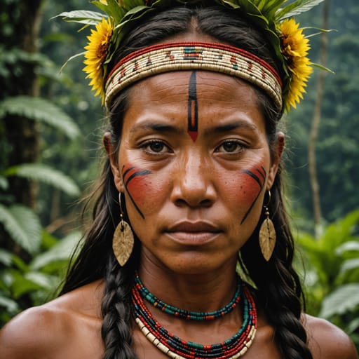 Yanomami woman from Venezuela-Brazil (Orinoco-Amazon headwaters) — South America