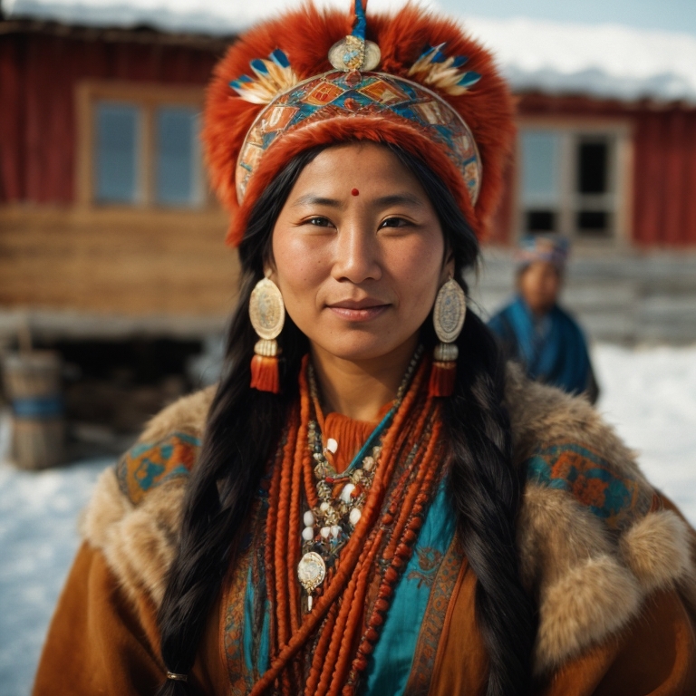 Chukchi woman from Chukchia